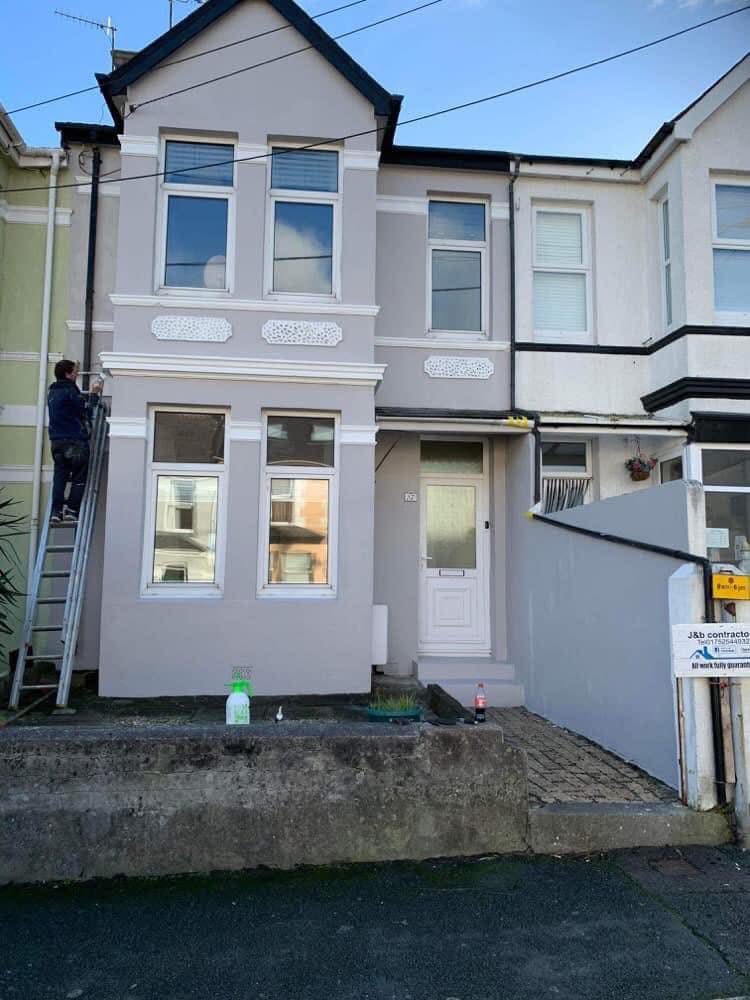 Completed roof replacement project in Seaton