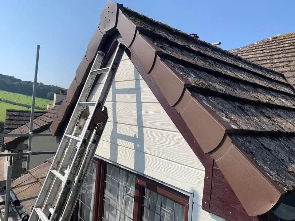 New fascias, bargeboards and guttering in Seaton