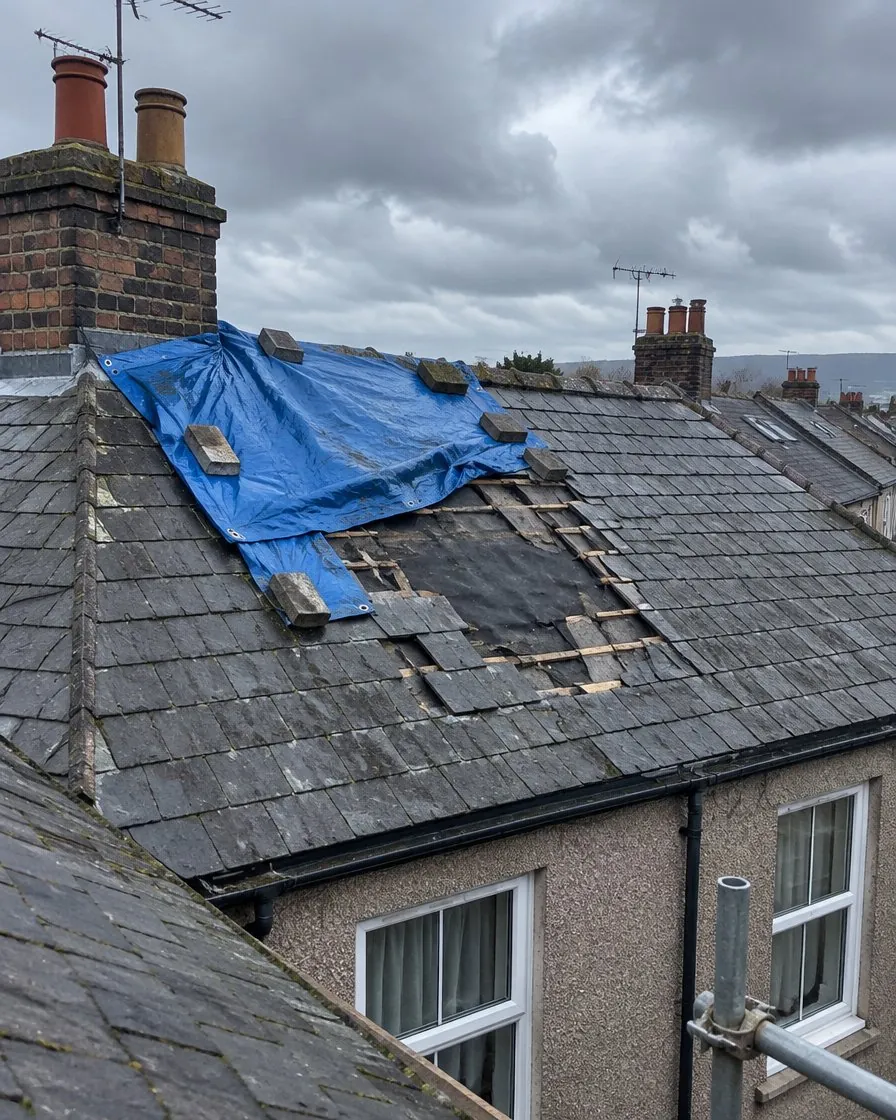 Storm damage and insurance work in Seaton